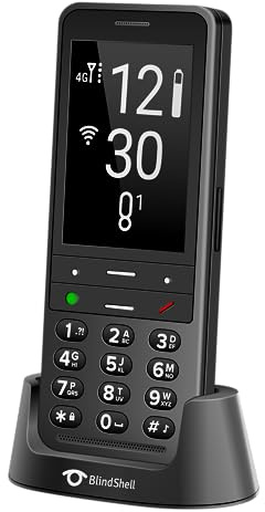 BlindShell Classic 2 Voice-Controlled Mobile Phone (Black)