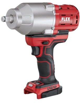 Flex Avvitatore a percussione a batteria (senza batteria, 18 V, motore brushless, 3 livelli di coppia, attacco attrezzi 1/2 esterno, potente percussione) 530189