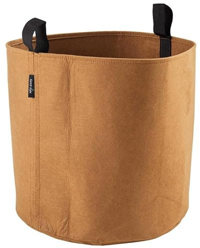 CERLAND Sac Plantation Feutre géotextile ø 40 cm 50,3 L Marron - Bag 4 Plant
