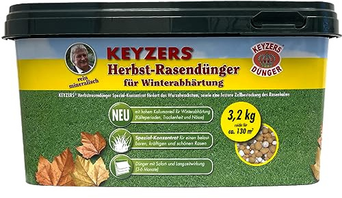 KEYZERS® Herbst - Rasendünger 3,2 Kg.