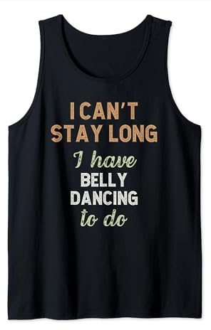 Lustiger Bauchtanz Hobby Job für Männer und Frauen Tank Top