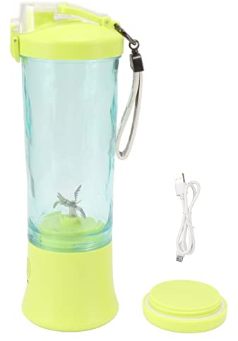 Restokki Blender Portable Shake Et Smoothie - Rechargeable par USB - Capacité 600ml - 6 Lames en Acier Inoxydable - Mini Blender pour Cuisine, Voyage, Bureau