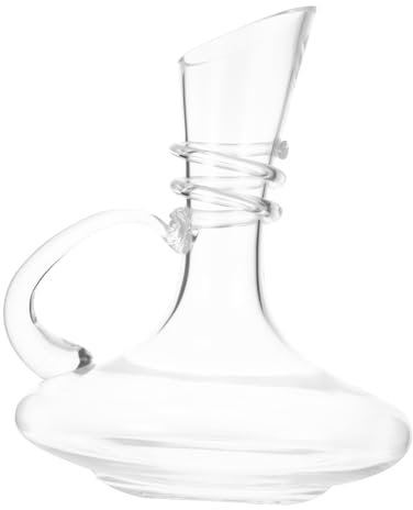 ABOOFAN 1600ml Crystal Glass Wine Decanter Handheld Whiskey Distributor Bar Accessory Aerator for Wine