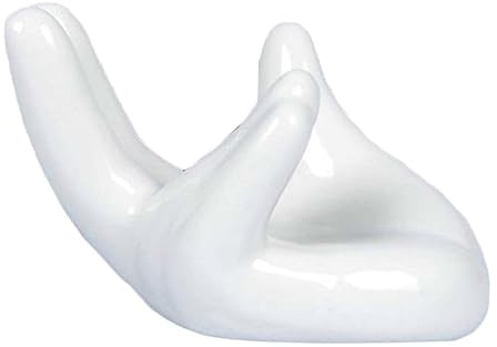 Toyvian Keramik Handständer für Ocarina Weiß Schreibtischdekoration Heimdekoration für Sammler