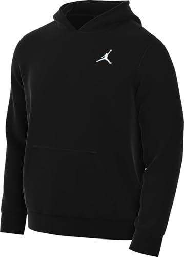 Nike Brkln Fleece Felpa con Cappuccio da Uomo Black/White L