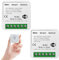 Dhqkqg Smart Light Switch, Mini WiFi Smart Light Switch DIY Breaker Module, Wireless Smart Switches for Lights Compatible with Alexa Echo and Google Home, 2 Way 16A (2 Pack)