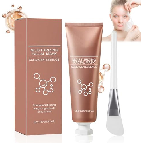 Masque Peel Off Visage, T3 Collagen Mask, Baby Collagen Glow Mask T3, Anti-âge et Restauration de L'élasticité pour un Visage Lisse et Fermé, 100g