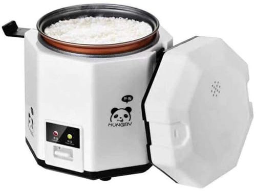 Mini cuociriso con ciotola in ceramica, 4 funzioni di cottura, 4 funzioni multicooker, display a LED