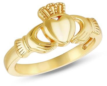 Tuscany Silver Women's Sterling Silver Claddagh Ring