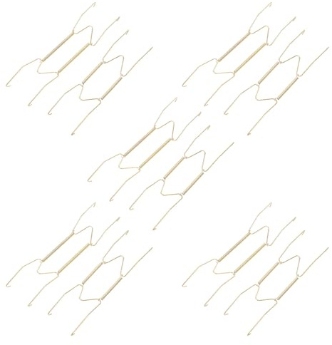 Roleader Support Mural à Ressort pour Plaque Métallique, Lot de 10 Crochets Décoratifs, Adapté aux Expositions, Chambres et Décoration Murale