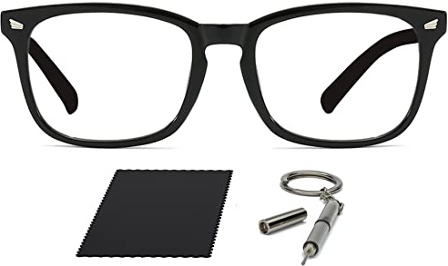 Riccardo Materossi Blaulichtfilter Brille | Schlaffördernd | Schont die Augen | Für den Gebrauch von digitalen Geräten