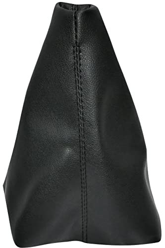 Aerzetix - C58776 - Cuffia soffietto per leva del cambio - compatibile con Peugeot 208 I dal 2012 al 2019 - colore: nero - in pelle sintetica