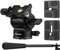 Andoer Fotocamera Compatta Video Testa Fluida Pan Tilt Testa del Treppiede Panorama Testa a Sfera Supporto per Treppiede Lega di Alluminio Vite da 1/4 di Pollice 10kg/22lbs Capacità di Carico