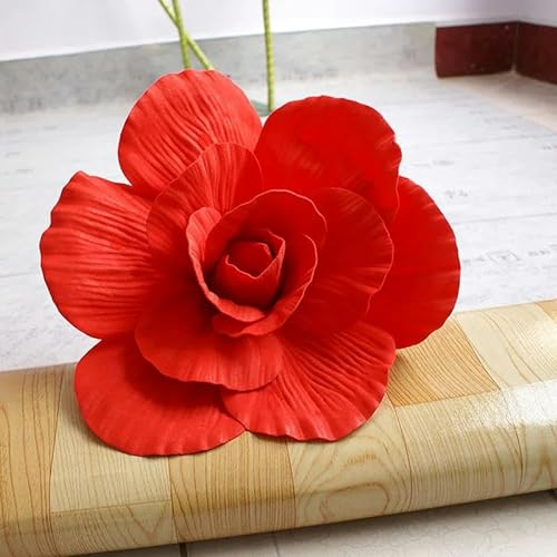 Künstliche riesige Schaumrose, Hochzeitshintergrund, Simulationsblume, Wand, Straße, zitiert, DIY-Party, Bühnendekoration, rot, 1–60 cm