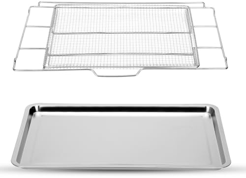 New upgrade Air Fry Tray for 30 Oven with Drip Pan, Compatible with Frigidaire Wall Ovens, Ranges, and Wall Oven/Microwave Combinations