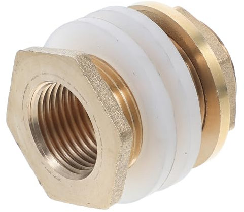 iplusmile Fitting for Water and Tanks Brass Male and Female Threaded Connector Drainage Interface for Aquariums Hose Connections and Efficient Wastewater Management