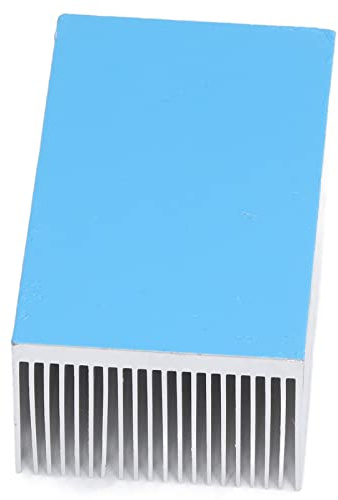 2er-Pack Kühlkörper 100 X 60 X 39 Mm – Premium-Kühlkörper aus Aluminium für Elektronik-, CPU-, GPU- und -Projekte (Mit selbstklebender Rückseite)