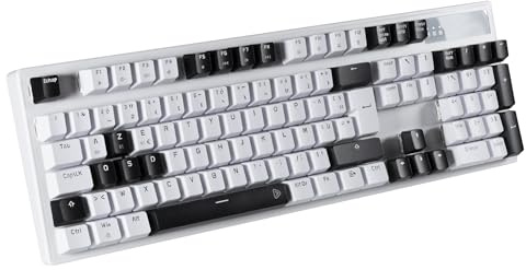 Onlan – CA-350-Yang W – Tastiera Gamer espansa – Wireless Bluetooth & 2.4Ghz- Interruttore meccanico Rosso – Anti ghosting Completo N-Key Rollover