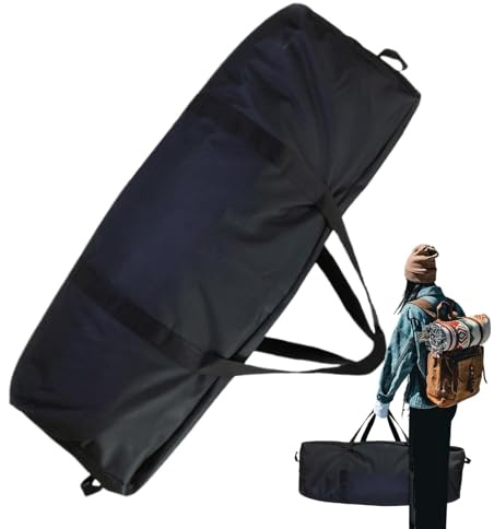 Förvaringsväska för utomhusutrustning, campingbärväska | robust näckväska vikbar design utomhusutrustning för vandring, camping, grillning, resor, picknick, M, Siehe Beschreibung, Se beskrivning