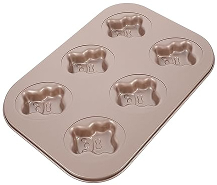 Holibanna Stampo Torta in Acciaio Al Carbonio Cavità Teglia Da Forno Antiaderente Per Dolci Biscotti