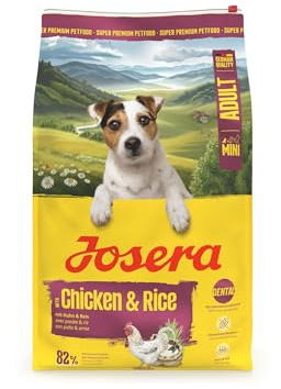 JOSERA Mini Huhn & Reis (10 kg) | Trockenfutter für kleine Hunde | Adult
