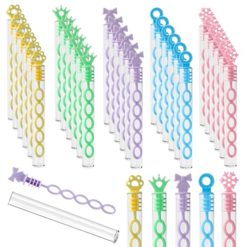 Bottiglia di bolle di sapone 36 bolle di sapone per bambini mini bomboniere per feste di compleanno per bambini per compleanni bomboniere（Colore casuale, senza liquidi）