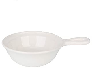 HDBCYUAZ Dipping Bowls Multicolor Sauce Dishes Dipping Cup Porcelain Cereal Bowl with Handle Dip/Dipping Bowls for Rice Olive Oil Sushi Dessert Sauce Dish(Wit)