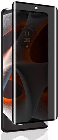 Bekiikoo Privacy Pellicola Protettiva per Motorola Edge 50 Pro/50 Ultra, Vetro Temperato, Copertura Completa, Anti Graffi, Senza Bolle, Anti-Spia Pellicola per Motorola Edge 50 Pro/50 Ultra