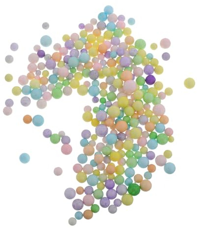VALICLUD 100g Partículas de Relleno de Sofá Bolitas de Espuma de Colores para Manualidades Relleno de Asientos y Cojines de Sofá Color Aleatorio