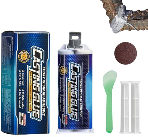 Metal Repair Paste,Metal Repair Glue,Pasta per Riparazioni Metalliche,Magic Welding Glue,Saldatura a Freddo Pasta,Colla Metallo,Stucco per Metallos,per Riparazioni in Metallo Colla (85g)