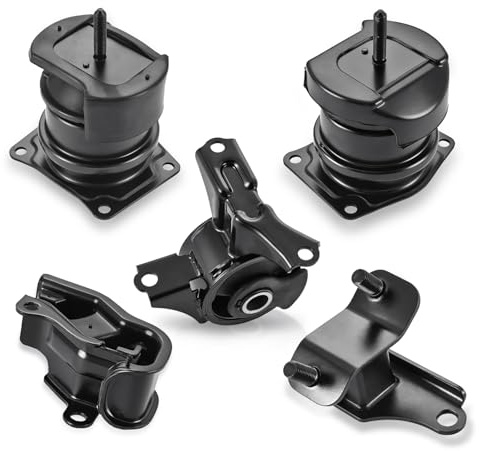 ENA Engine Motor Trans Mount Set of 5 Compatible with Honda Acura 1998 1999 2000 2001 2002 Accord 3.0L 1999 2000 2001 2002 2003 TL 3.2L Replacement for A6592 A6552 A4507 A6582 A6579