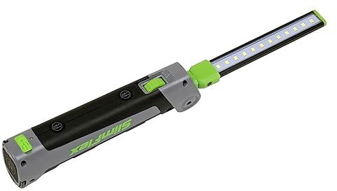 Sealey LED180 12 + 1 SMD LED Iones de Litio Batería Slim Plegable Lámpara de Inspección