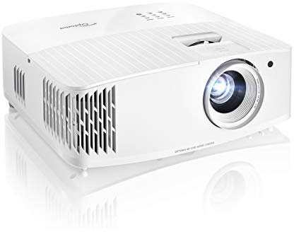 Optoma UHD35 True 4K UHD Gaming Projector 3,600 Lumens 4.2ms Response Time at 1080p with Enhanced Gaming Mode 240Hz Refresh Rate HDR10 & HLG