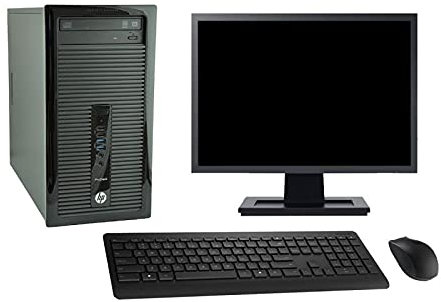 HP Torre 400 G1 - Ordenador de sobremesa (19 pulgadas, Intel i7-4790 RAM 16 GB SSD 120 GB, Windows 10 WiFi (Reacondicionado)