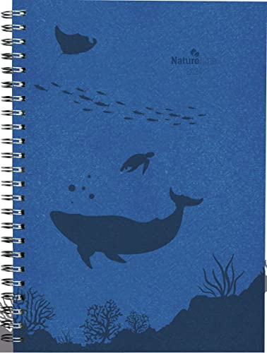 Wochenplaner Nature Line Ocean 2024 - Taschen-Kalender A5 - 1 Woche 2 Seiten - Ringbindung - 128 Seiten - Umwelt-Kalender - mit Hardcover - Alpha Edition