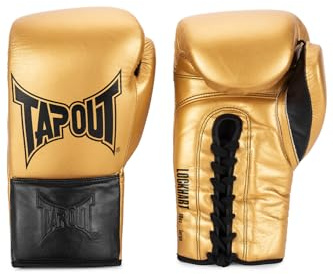 Tapout Boxhandschuhe aus Leder (1 Paar) Lockhart, Gold/Black, 10 oz L, 960011