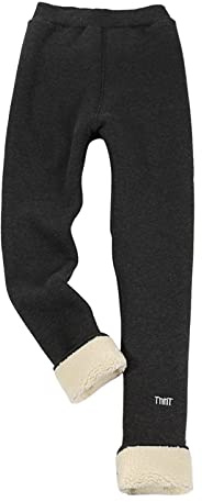 Pantalon Doublé Polaire Enfant Fille Hiver Chaud épaissi 1-16 Ans Leggings Adolescent Fille Taille Elastique Confortable Thermique Chic Pas Cher Casual Sport Jogging