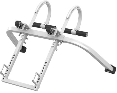 Stabilizzatore scala Argento Ganci per scala per tetto in acciaio Estensione del tetto robusto adattatore da tetto universale (43x41x12cm)