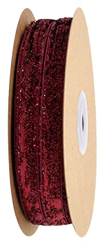 STOBOK 1 Rolle home decor wohnungseinrichtung party decoration dekoration party Heimdekoration Flocking-Plüschband halsreif Plüschbänder selber machen Strauß Schleife Ballon