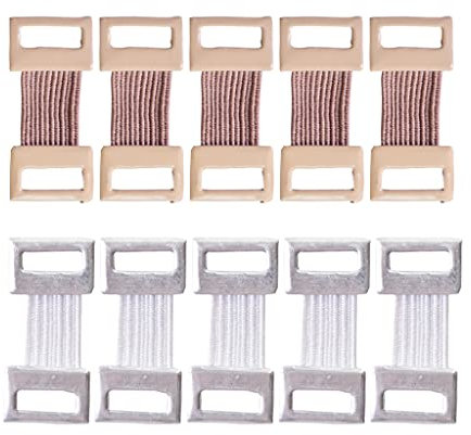 Pnuokn 10Pcs Bandage Clips Replacement Elastic Bandage Wrap Stretch Metal Clips Fixation Clamps Kit Sportswear Hooks Elastic Bandage