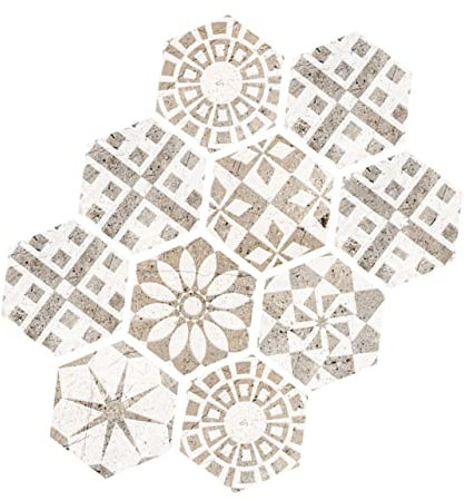 WHAMVOX Adesivi Per Piastrelle Impermeabili e Antiscivolo Rivestimenti Per Cucina e Bagno Facile Applicazione Design Decorativo Per Interni