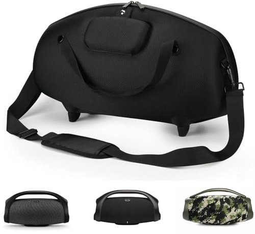 BeisDirect Étui de voyage pour haut-parleur JBL Boombox 3/2/1, portable en EVA rigide, étui de protection pour haut-parleur, sac de rangement anti-poussière avec bandoulière