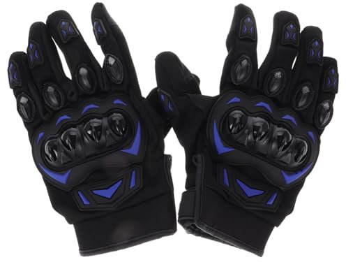 PRETYZOOM rutschfeste Fahrradhandschuhe Für Herren Und Damen Vollfingerige Sporthandschuhe Atmungsaktive Fitness-Handschuhe Für Outdoor-aktivitäten Und Radfahren Blau Wasserfest Und