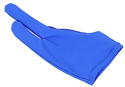 PACKOVE 2 Pcs Blue Artist Two Finger Drawing Gloves Curved Sketch Gloves for Painting m Size Suitable for Artists and Creative Professionals