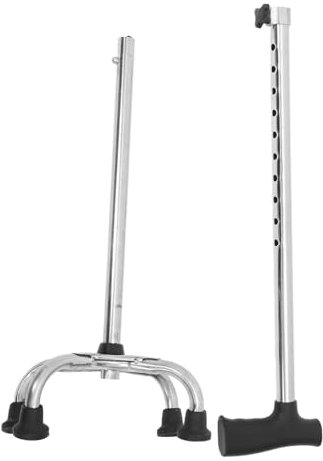 KOCKSHION Bastón De Equilibrio Ajustable para Exteriores Elegante Bastón para Mujer Muletas Ergonómicas para Adultos para Personas Mayores