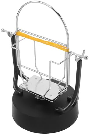 POPETPOP Contapassi Silenzioso a Doppio Telefono Dispositivo di Vibrazione Oscillante Supporto Cellulare Compatto per Smartphone Fino a 64 Shaker Automatico Portatile per Casa Ufficio