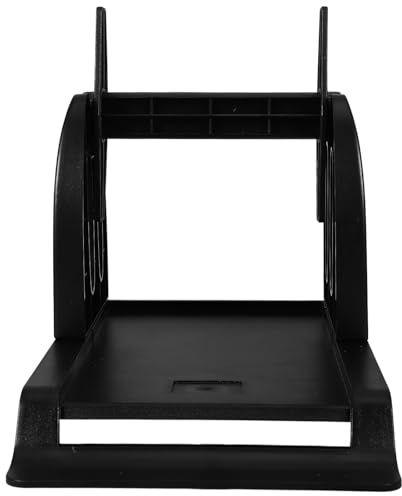 MAGICLULU Support Porte-rouleau D’étiquettes Thermique en Plastique Noir, Support pour Étiquettes de Bureau, Accessoire Professionnel pour Imprimantes D’étiquettes, Expédition