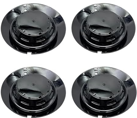 R-timer 4 Stück Nabendeckel für Mercedes-Benz 147mm BC-383 TY-006 BC455,Reifencenter Zubehör,ABS Wheel Caps,Stabil Fest Und Fällt Nicht Leicht BC-383 TY-006 / BC455 C-1463,Glossy Black