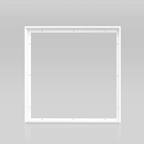 Xtend EcoLight 10x LED Panel 60x60cm Aufbaurahmen Montagerahmen Alu weiß schraubenlose Montage Aufputzrahmen