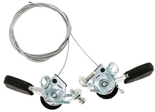 Palanca de Cambios para Bicicleta, Palanca de Cambios de Fricción de Aluminio para Bicicleta con Cables de Freno, Accesorios para Bicicleta